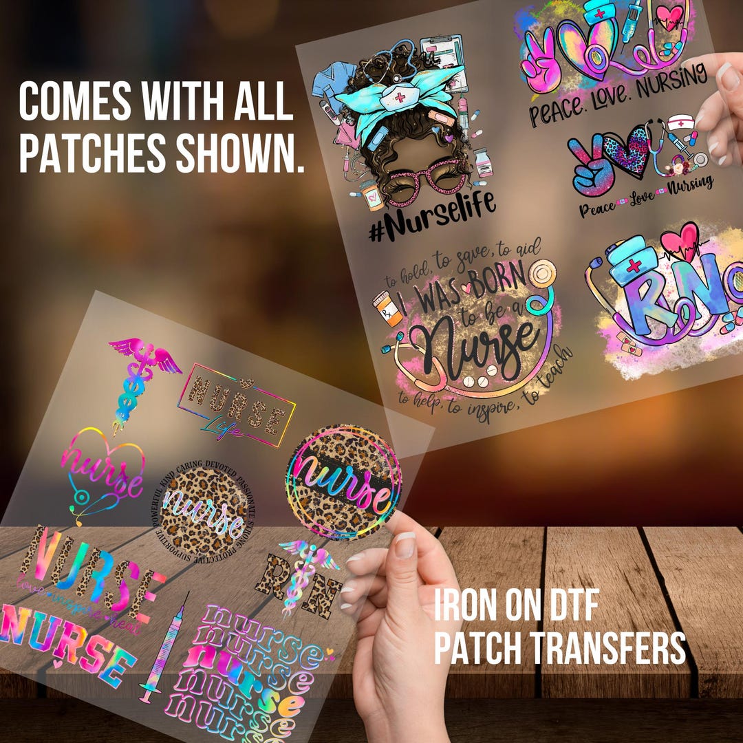Patches for Jackets| Patch Party| Patch Kit| Patches Iron On| DTF ...