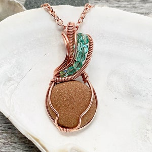Wire Wrapped Round Pendant Etsy