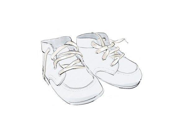 Image result for baby shoes sketch