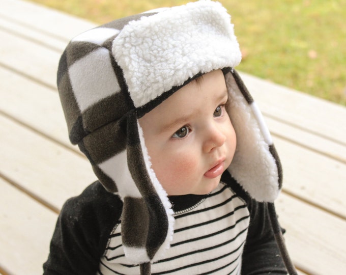 Baby Bomber Hat Trapper Hat Lumberjack 