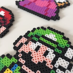 Mario, Luigi or Princess Peach Perler Bead image 2