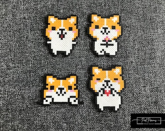 Chibi Corgi en cuentas MINI