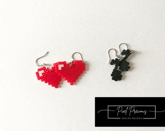 CLEARANCE Heart & Music Note Earrings