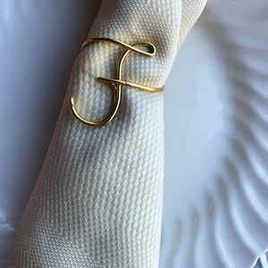 Napkin rings, Personalized napkin rings, initial napkin rings