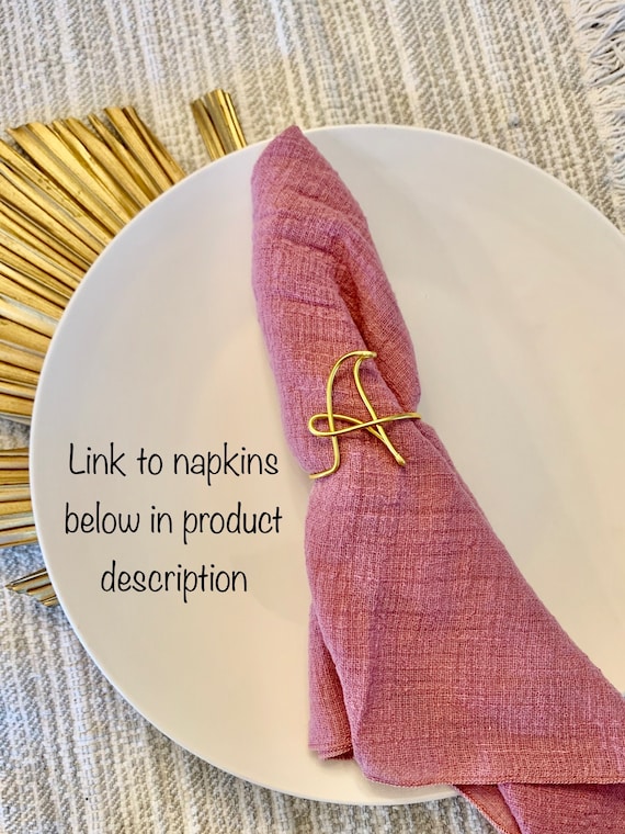 Napkin Rings, Personalized Napkin Rings, Initial Napkin Rings 