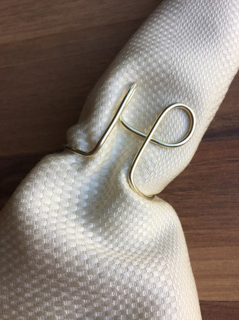 Napkin rings, Personalized napkin rings, initial napkin rings