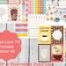 Printable Traveler's Notebook Planner Stickers, Coffee Love, Cafe, Erin Condren Life Planner, S02-CoffeeLoveTN