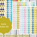 Printable Planner Icon Stickers, Erin Condren Life Planner, S16-IconStickers
