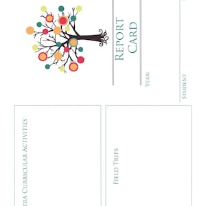 Printable Homeschool Report Card - S71-ReportCardFull