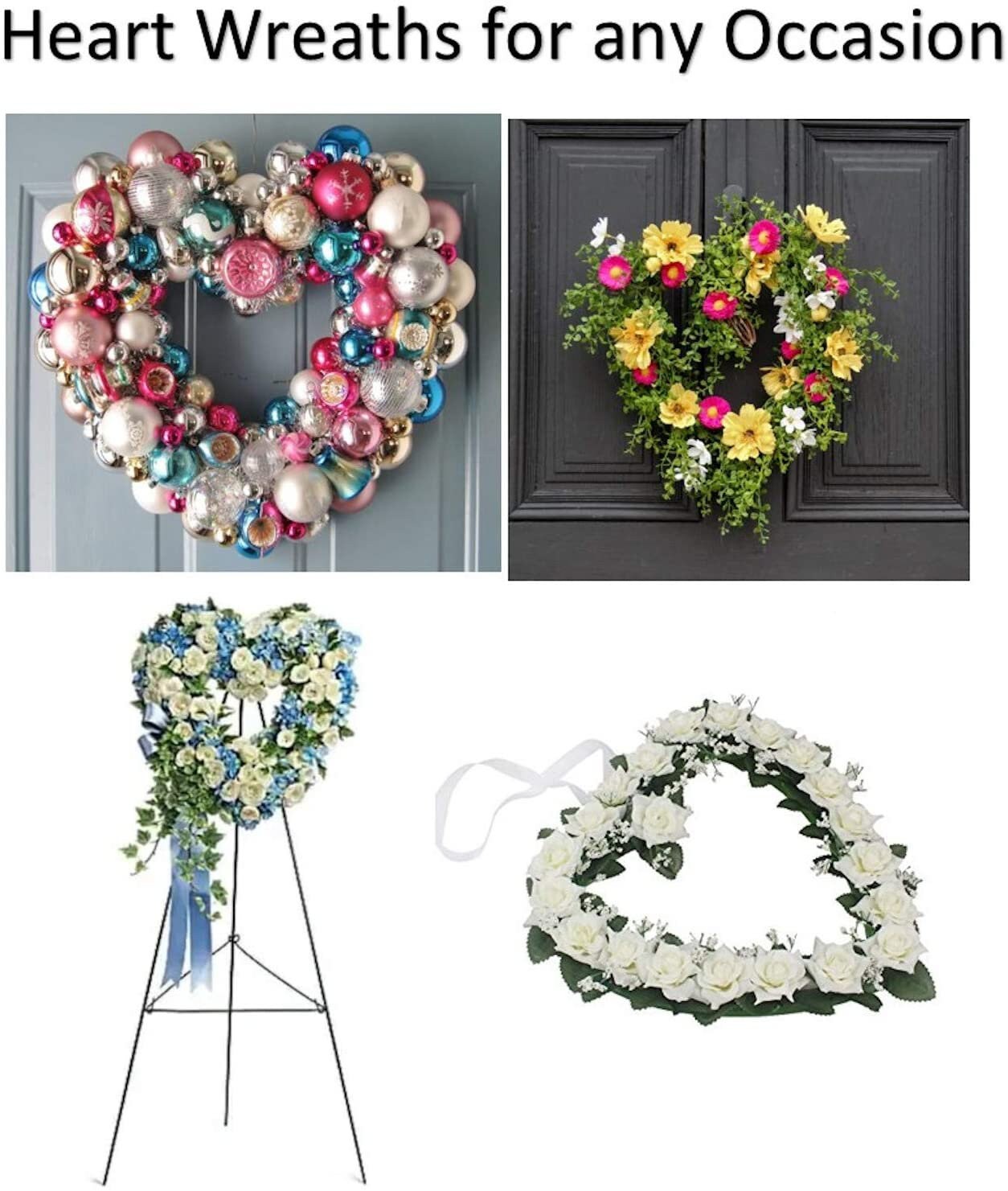 Heart Shape Wire Wreath Great for Craft Projects 12 Etsy