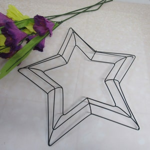 Christmas Star Wreath Frame - 12 inches - Great for Your Holiday Wreaths - DIY Wreath // Christmas Star Wreath Form // Make Your Own Wreaths