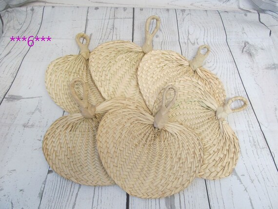 wicker fans for weddings