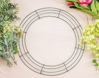 Wire Wreath Form for DIY Wreath Projects (14" Wide) - Great for Wreath Making and Craft Projects //FREE SHIPPING!