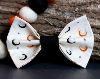 Crescent Moon Pet Bow Tie | Halloween Pet Bow tie
