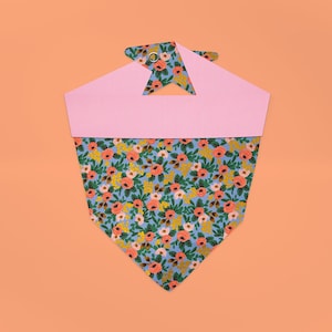 Floral Print Dog Bandana | Rifle Paper Co Bandana  Pet Bandana