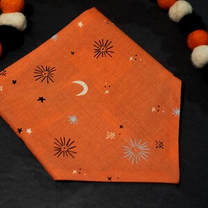 Spellbound Dog Bandana | Moon & Stars Pet Bandana | Halloween Pet Bandana