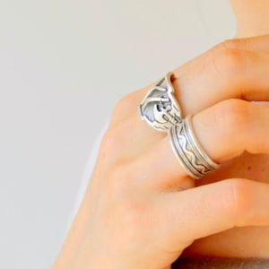 Turkey Tribe Ancient Ring, Gift to Turkish Movie lover, Kayi Dirilish Ertugrul Ottoman King Ring, Heritage IYI Seal, Selcuk Anatolia Jewelry