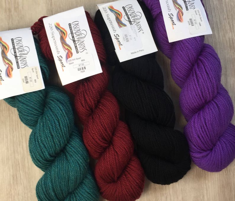 Cascade Yarns 220 Superwash SPORT 1986 PURPLE HYACINTH