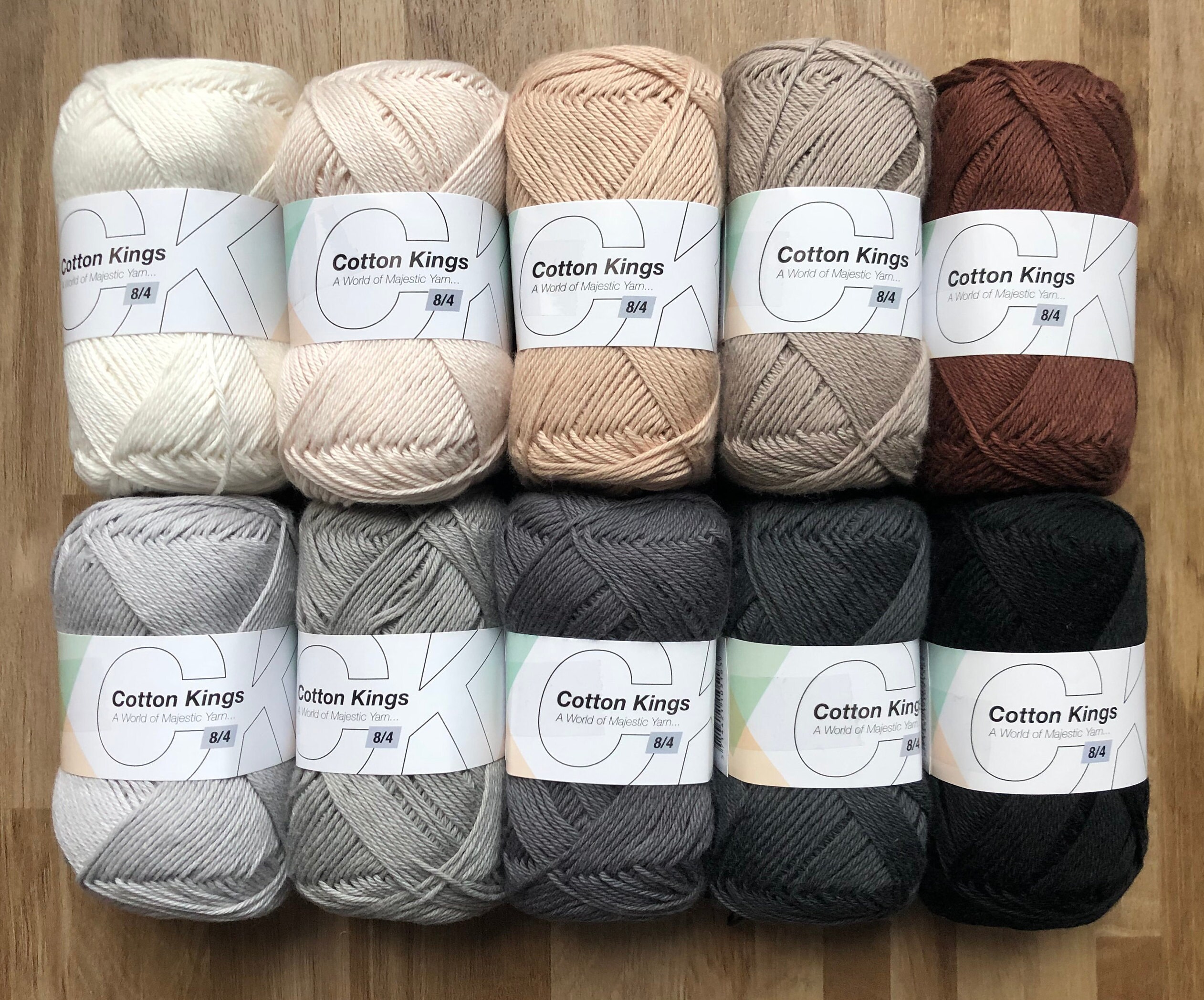 Cotton Kings 8/4 Solid 10 Colors Black Browns Grays 3.75ea Etsy