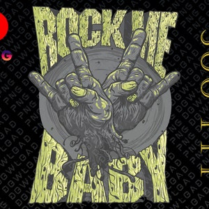 Rock me Baby prints dowload png