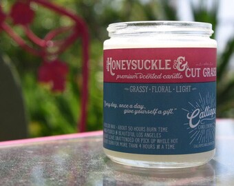 Honeysuckle and Cut Grass Candle
