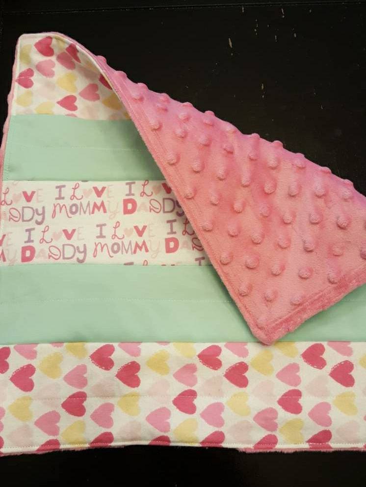 princess polly baby blue dress Baby Blanket Made From Bridesmaid Dress