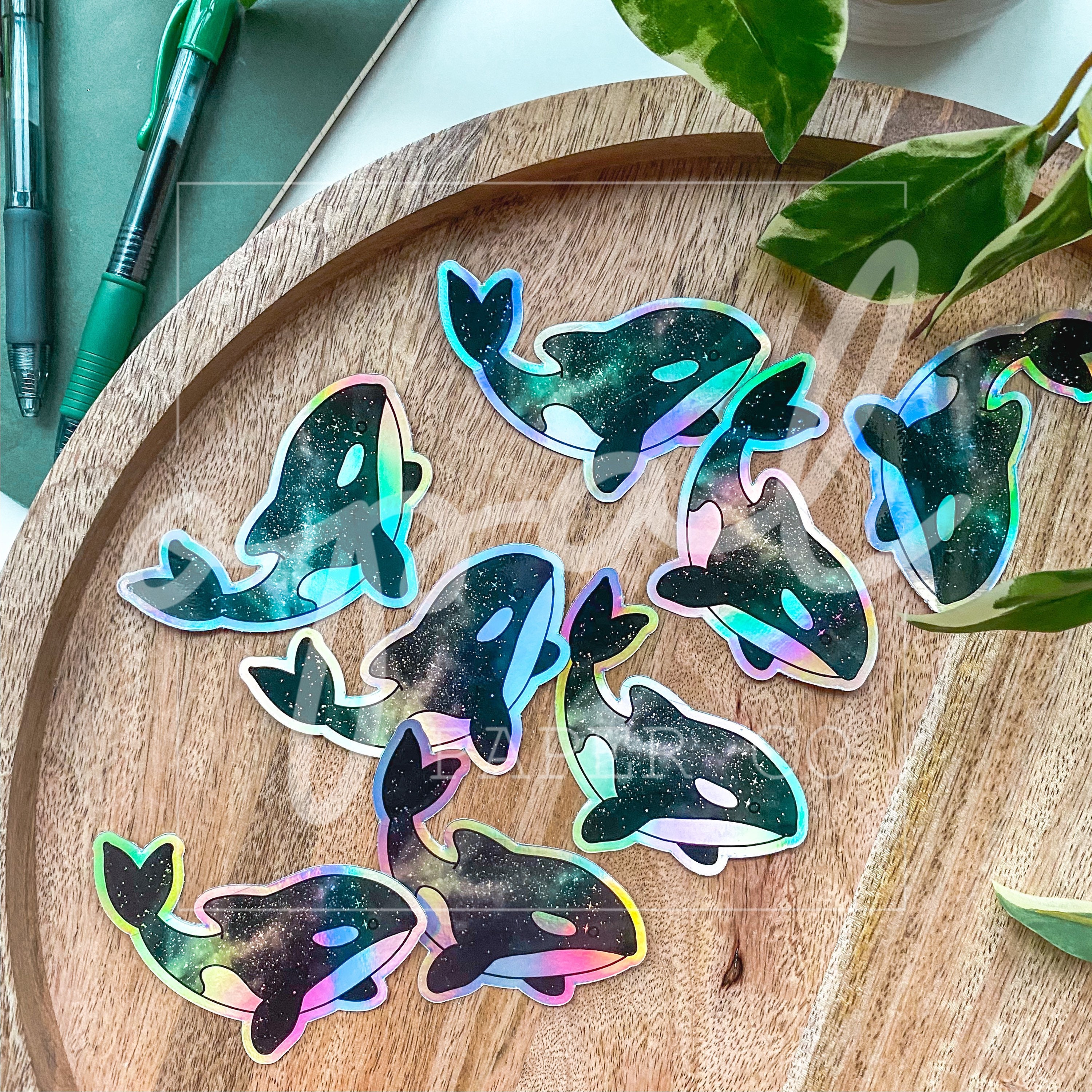 Orca Sticker | Killer Whale Sticker | Vinyl Sticker | Galaxy Sticker ...