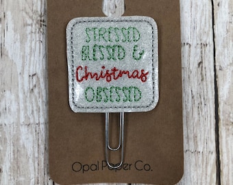 Noël obsédé planificateur Clip