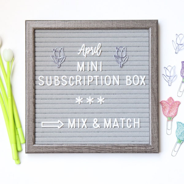 April Subscription Box — Individual Items