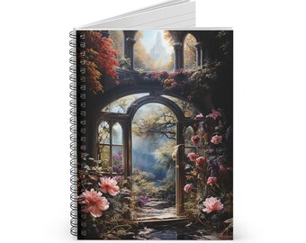 Spiral Notebook - Ruled Line "Secret Garden"