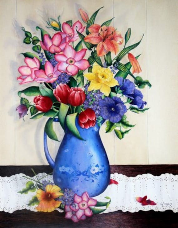 Items similar to Grace and Beauty Watercolor print on Etsy