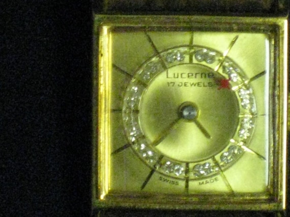 Rare LUCERNE WOMAN'S 17 Jewel Wrist Watch - image 1