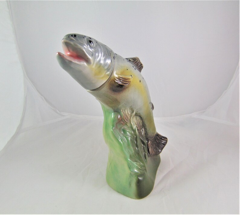 Jim Beam Fish Decanter Canadian Game Fish Conservation Etsy Canada