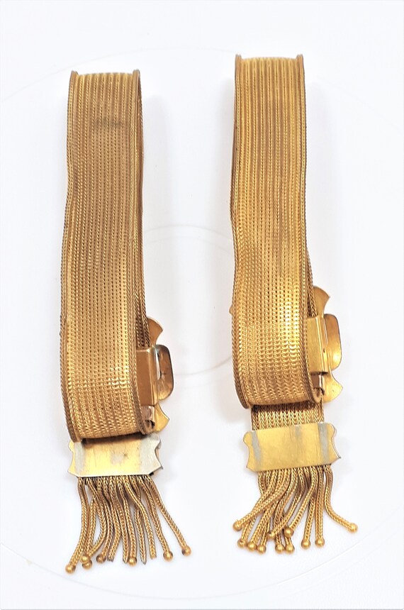 Antique Thomas Lees Sleeve Garters, Jeweller in H… - image 2