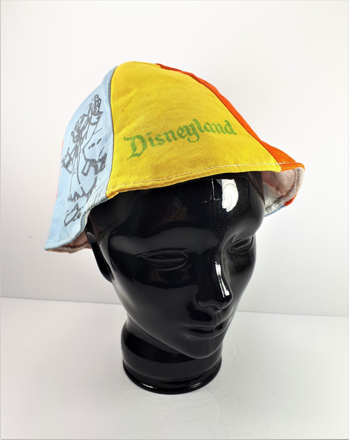 1960s Disneyland Souvenir Bucket Hat Cloth Hat With Mickey Etsy