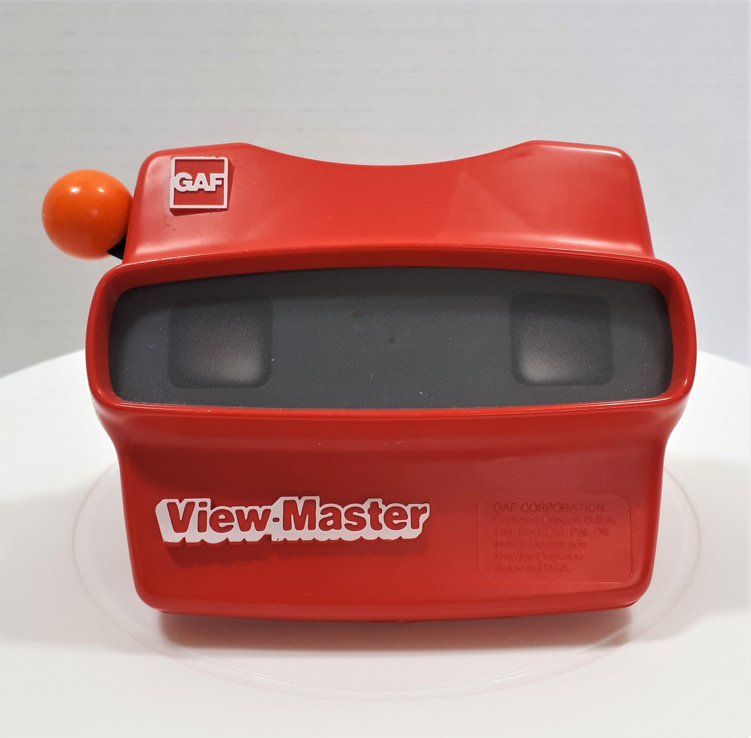 View Master Classic Red Viewer, Ball Knob, 1976 Model L Viewer, Limited  Production, 3D Viewer, Vintage 