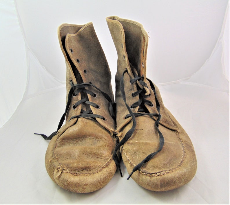 vintage leather moccasins
