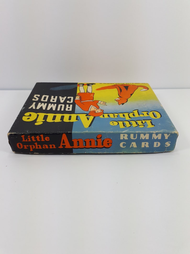 Little Orphan Annie Rummy Card Game Complete Set of 35 Cards Whitman Vintage 1935
