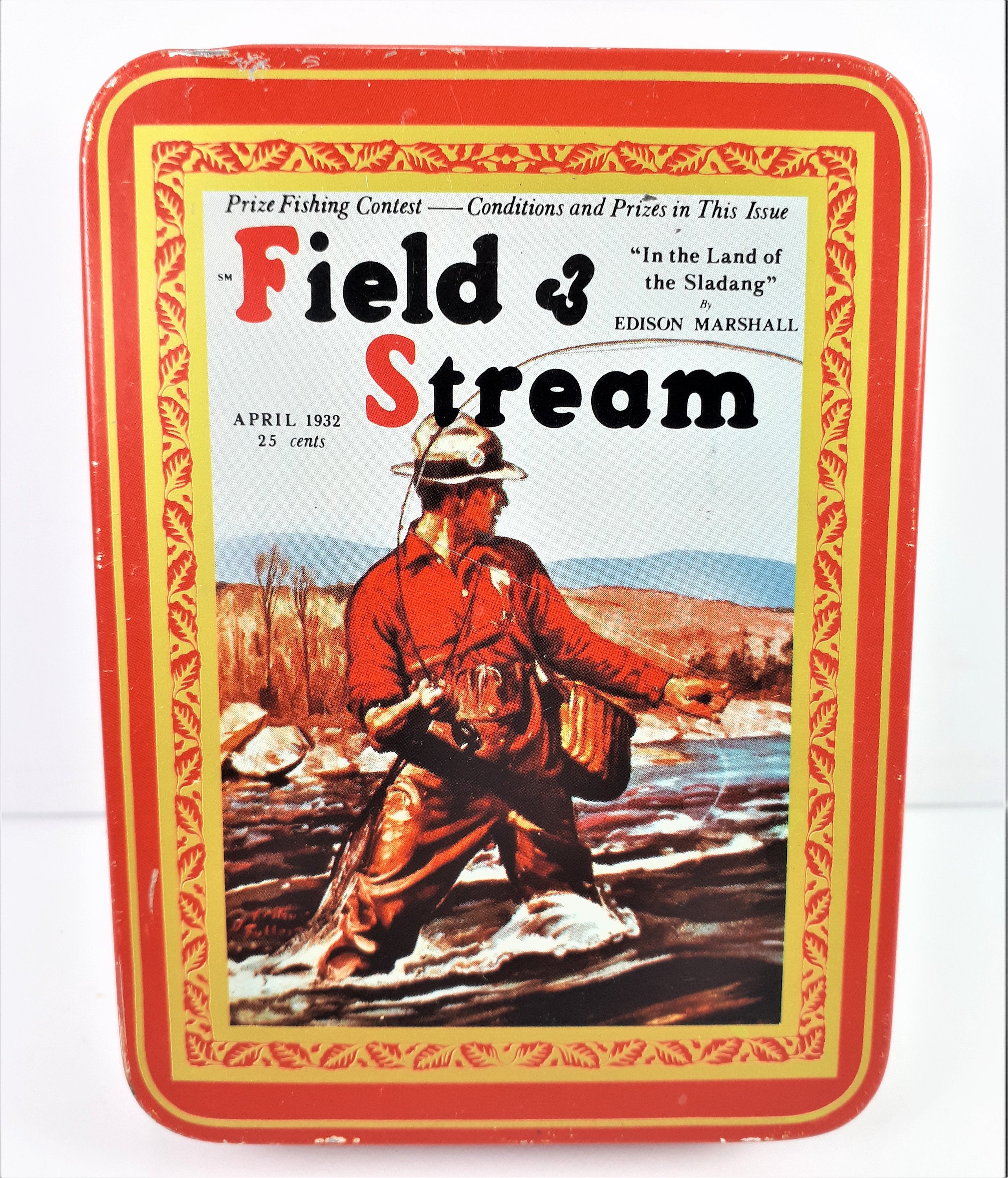 Field & Stream Tin Cover for April 1932 Magazine Man Fly - Etsy