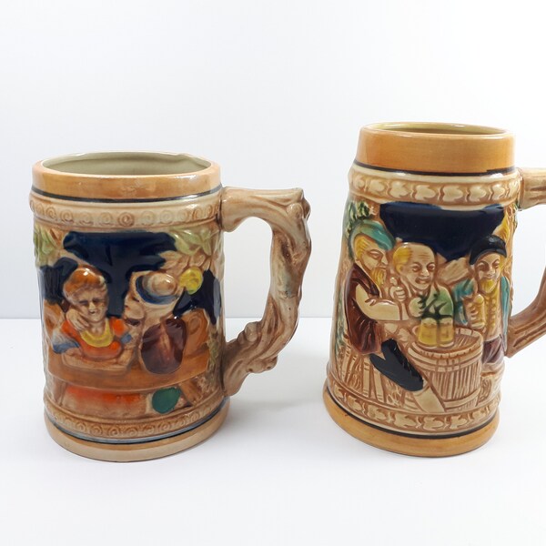 Ceramic Beer Mug Made in Japan Etsy