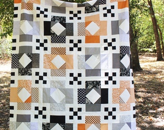 Plus Five Quilt PATTERN ONLY | PDF Quilt Pattern | Downloadable Quilt Pattern | Baby Blanket | Modern Quilt Pattern | Beginner Quilt Pattern