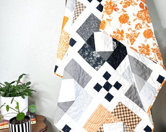 Plus Five Quilt Pattern: Beginner Friendly, Baby or Throw Size (PDF Pattern)