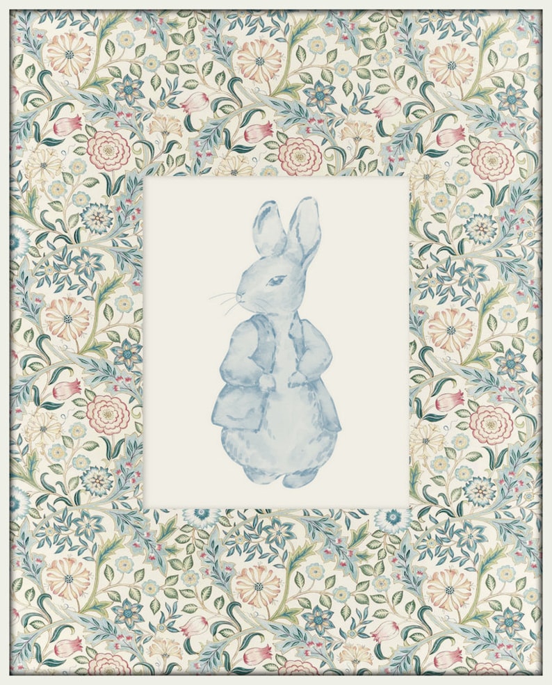 Peter Rabbit Collage Print Set No. 1, Nursery Art Prints, Nursery Decor ...