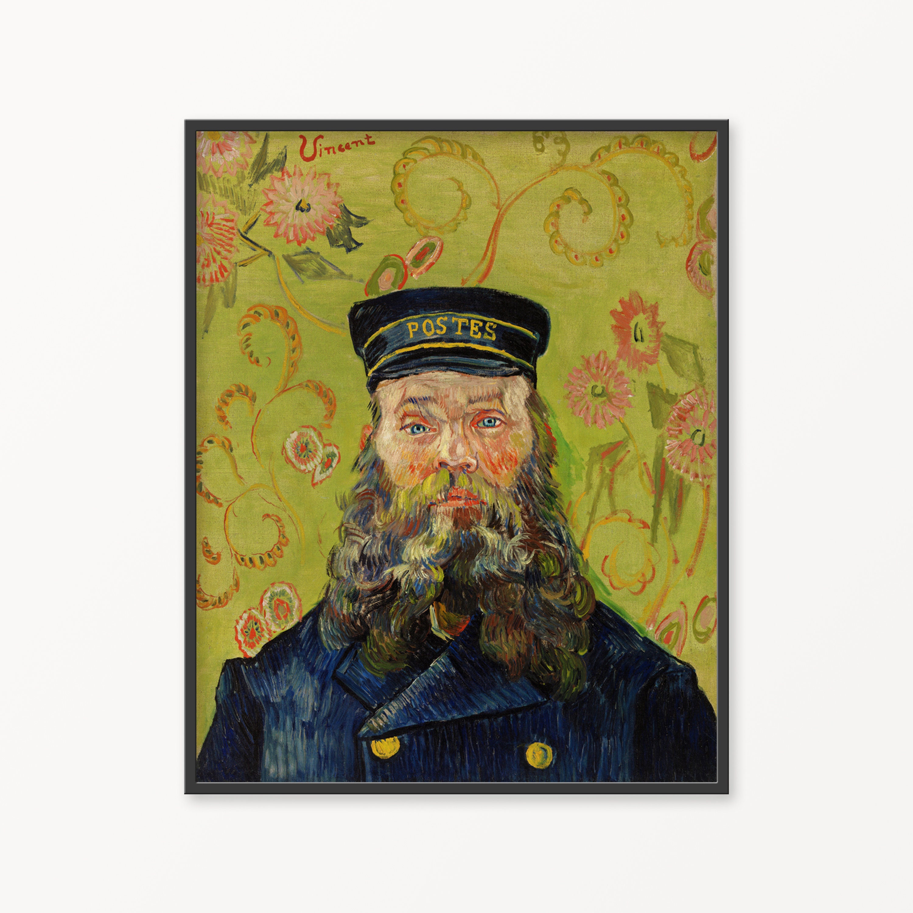 портрет почтальона жозефа рулена. ван гог почтальон рулен. винсент ван гог почтальон рулен. портрет почтальона жозефа рулена. ван гог винсент портрет почтальона рулена.