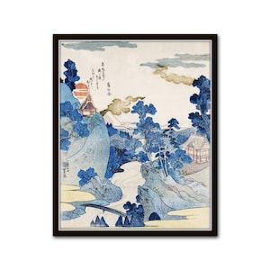 川瀬巴水作「浦安の初秋」版画 - Etsy 日本