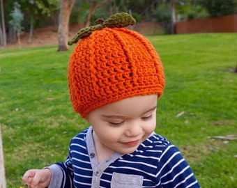 Pumpkin beanie - Halloween hat