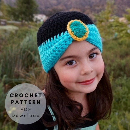 Princess Jasmine Beanie CROCHET PATTERN 