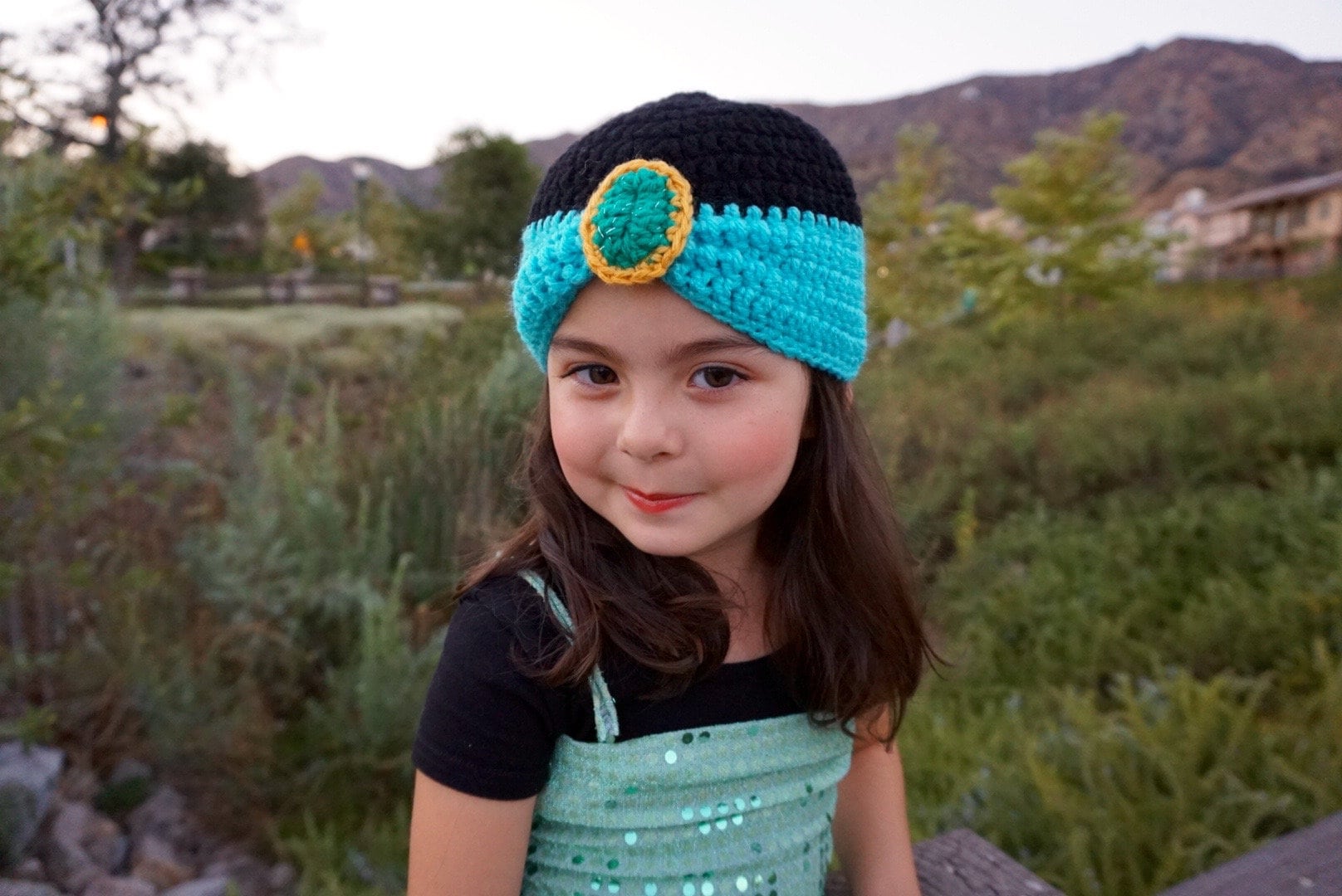 Princess Jasmine Beanie CROCHET PATTERN 