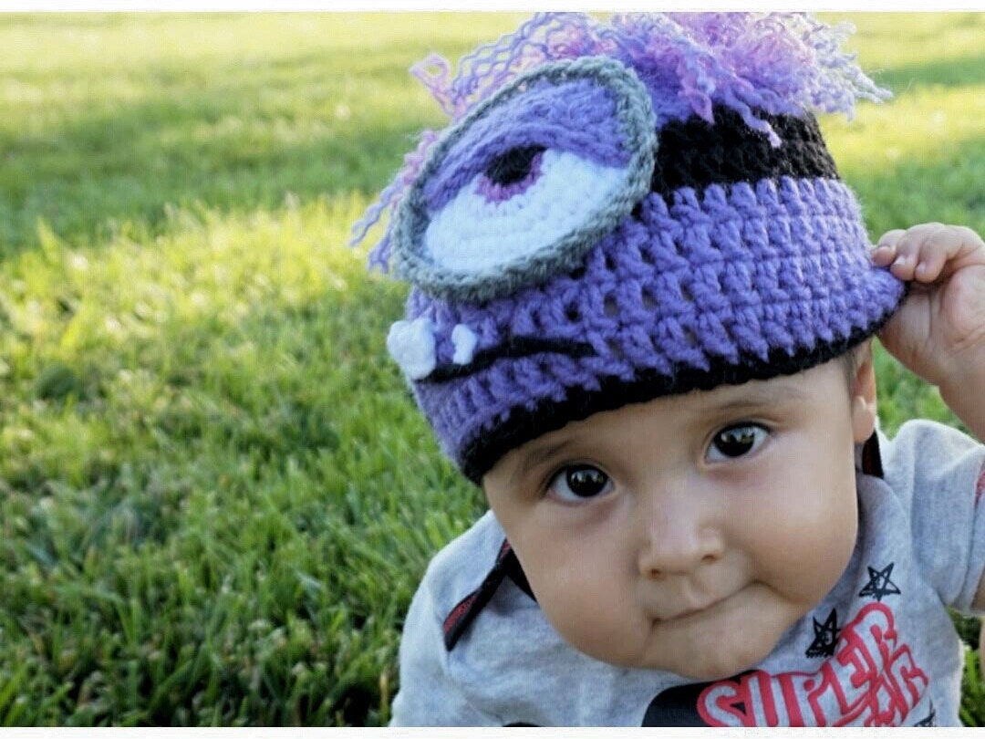 Purple minion beanie Clearance