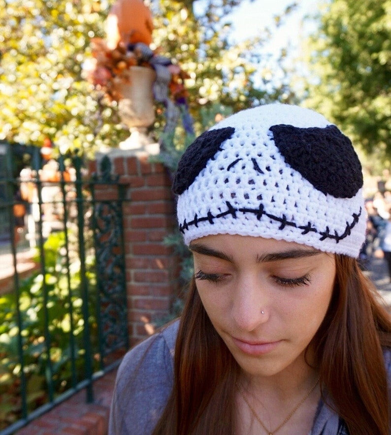 Jack Skellington Beanie CROCHET PATTERN Nightmare Before Etsy